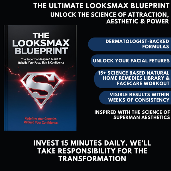 Superman Looksmaxing Blueprint | The Complete System to Unlock Your Sharpest, Strongest, Most Attractive Self.