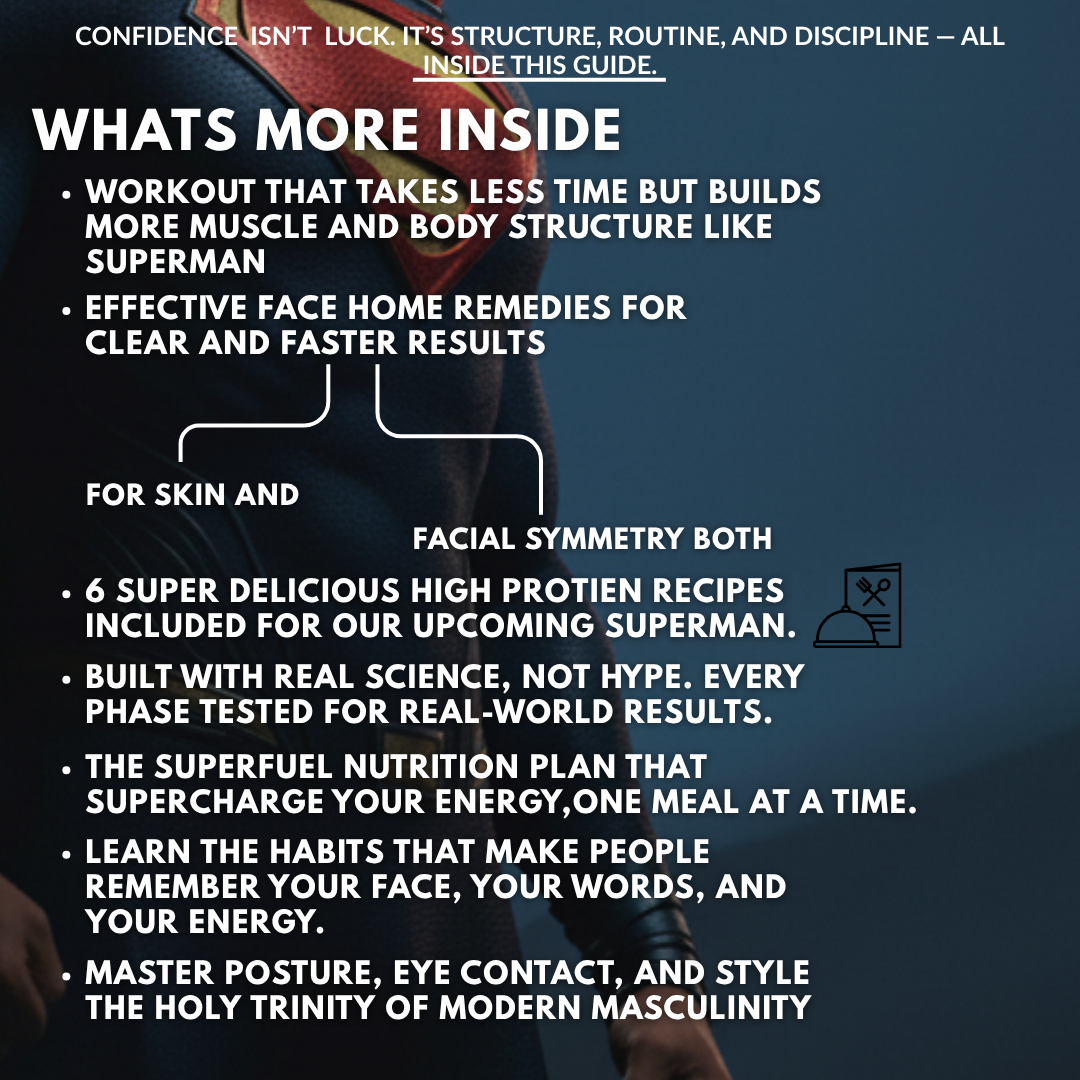 Superman Physique Blueprint – Complete fitness, Nutrition & Skin Transformation System