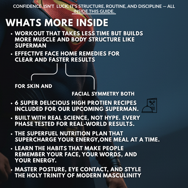 Superman Physique Blueprint – Complete fitness, Nutrition & Skin Transformation System